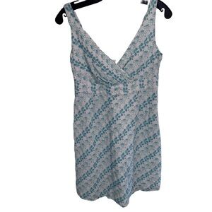 Vineyard Vines Women’s Light Green & White Eyelet Dress Size 4